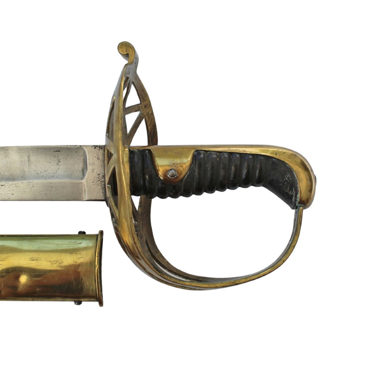 British Lifeguard Sabre, Model 1796, With A Disc- Hilt-photo-5