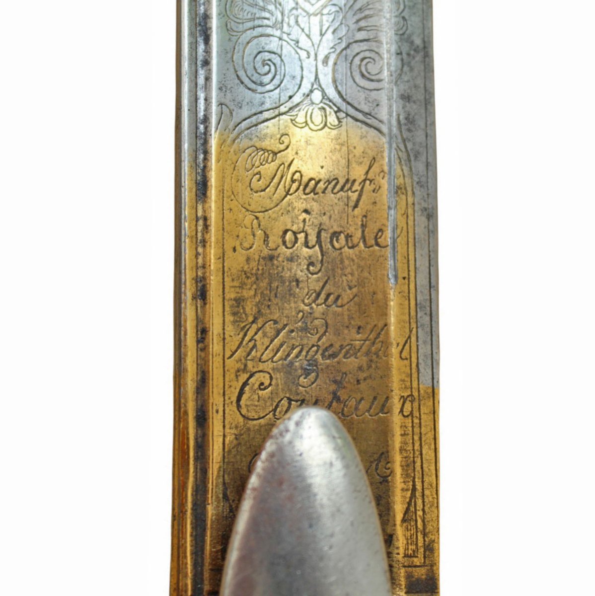 Épée "Garde de Royal Regiment De Lanciers" d'époque Restauration-photo-3