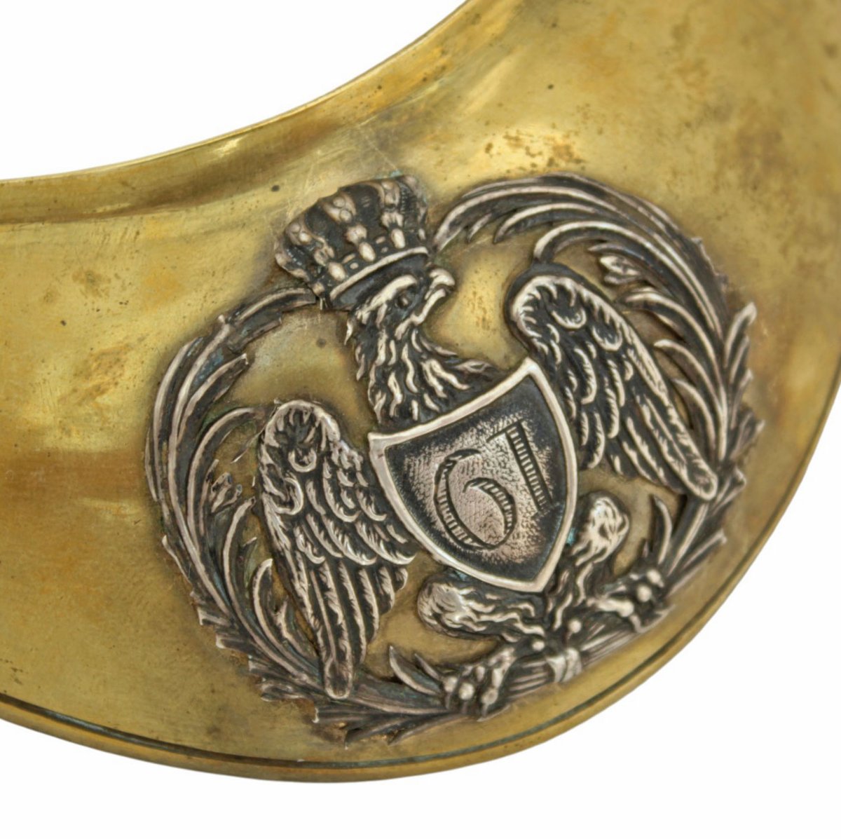 French First Empire Infantry Officer's Gorget-photo-4