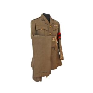 Uniforme d'officier d'état-major de l'artillerie Royale de la Première Guerre Mondiale