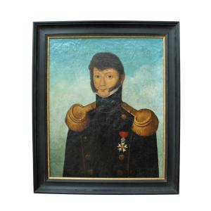 French Napoleonic Portrait Of General Marbot