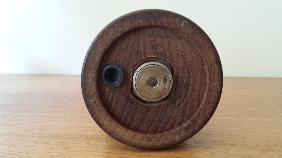 Quistgaard, Pepper Mill And Salt Shaker Combo In Teak, Dansk Designs Midcentury, Mushroom Model-photo-3