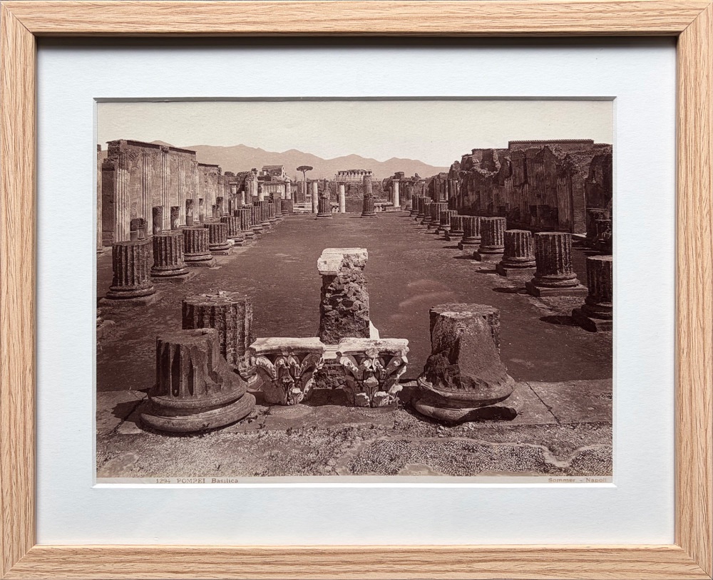 Giorgio Sommer, Pompei Basilica, Albumen Print Circa 1870–80, Numbered, Titled, And Signed