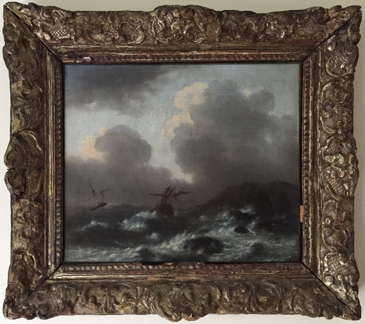 Marine, école Flamande du XVIIe, Bonaventura PEETERS (1614-1652)