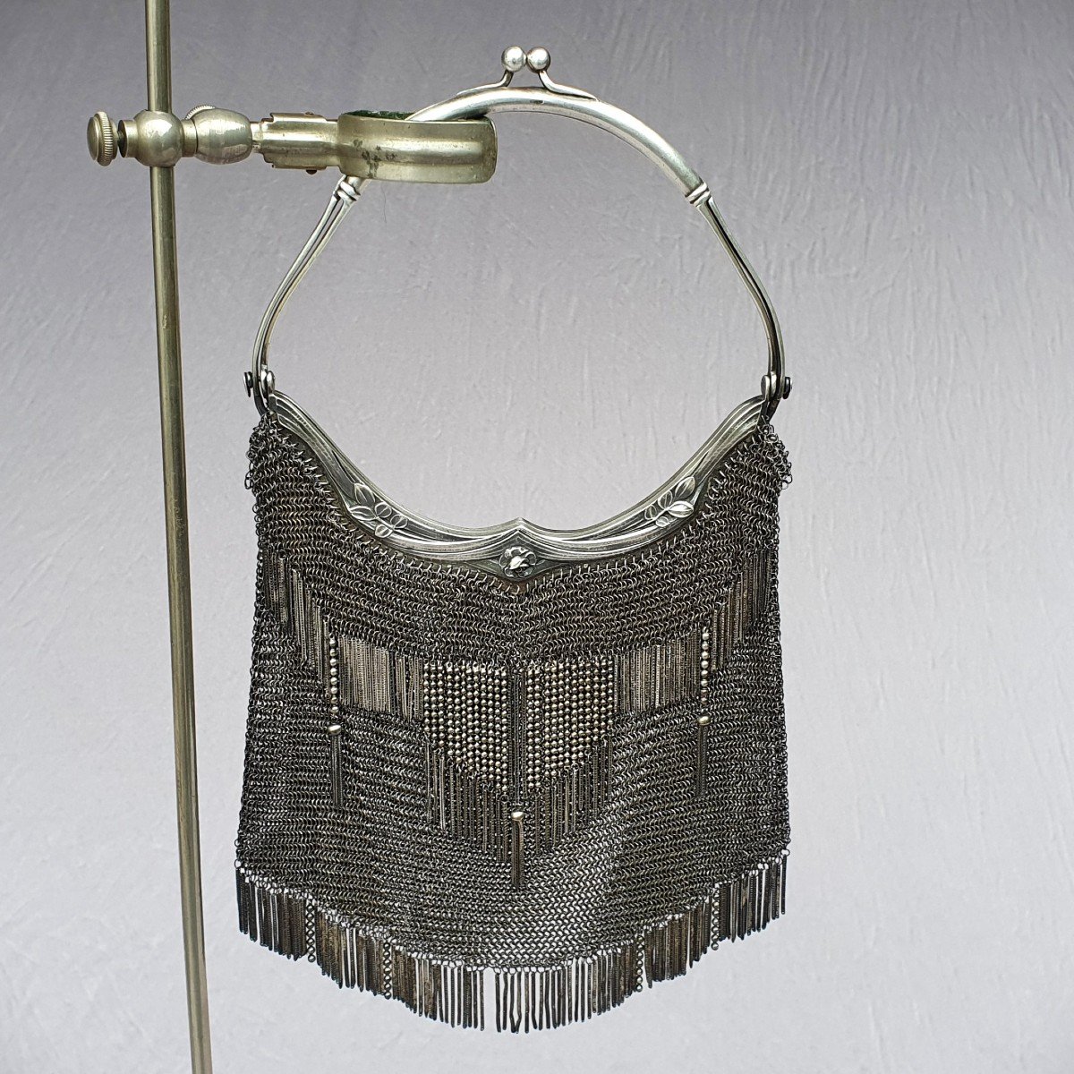 Silver Art Nouveau Evening Bag, Wilkens & Söhne