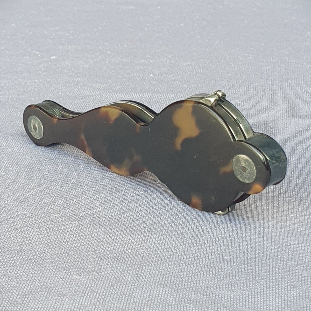 "binocles", End Of The 18th Century, Tortoiseshell, Silver, Glasses, Lorgnons…-photo-1