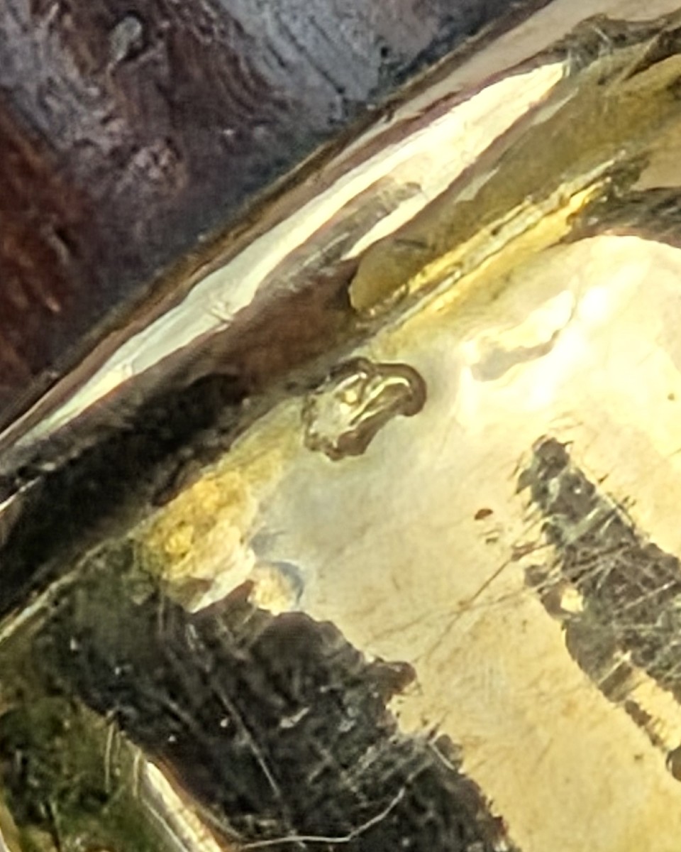 Art Nouveau Cane With Gold Ball Knob And Amourette Wood Shaft -photo-4