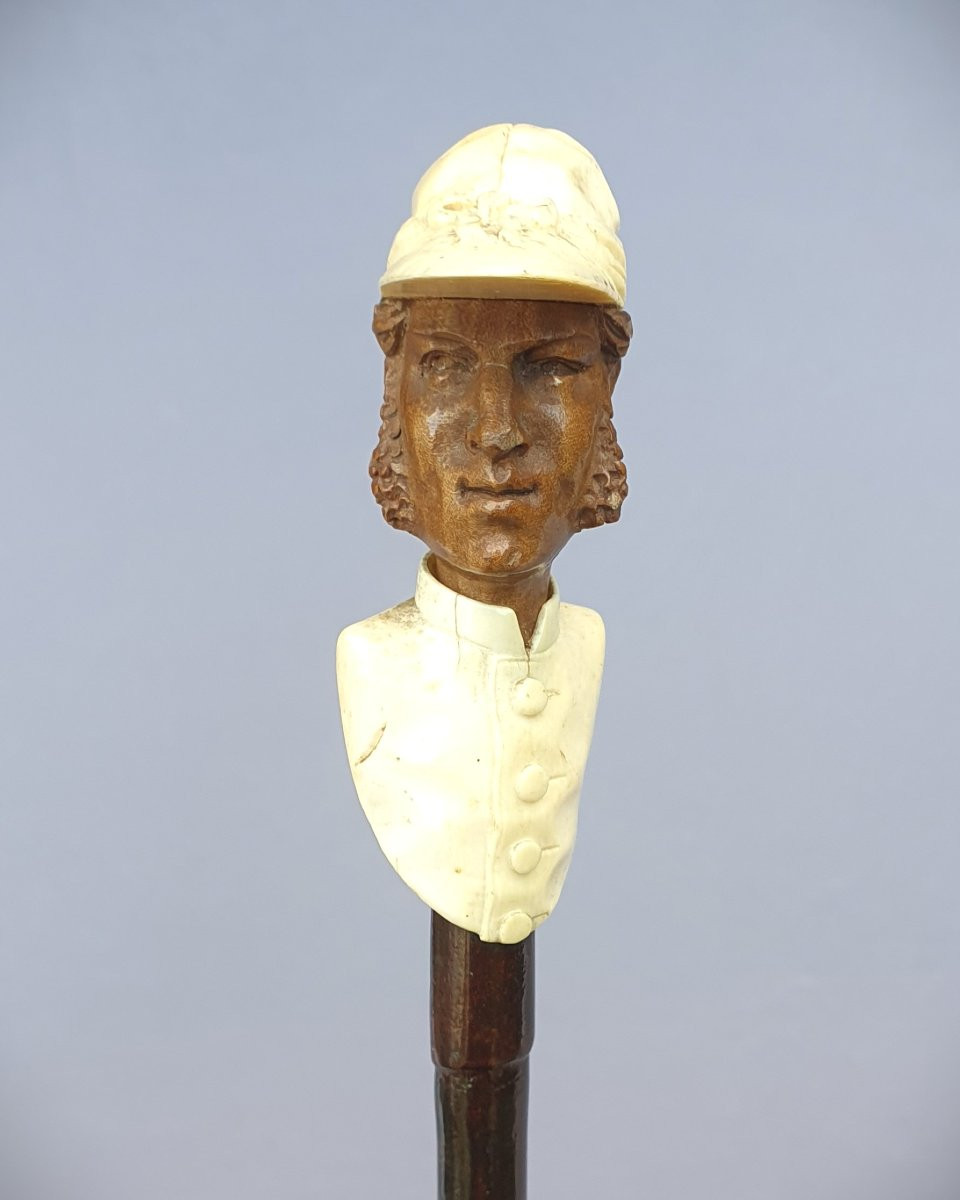 Jockey Cane, Horse Riding, Circa 1900-photo-2
