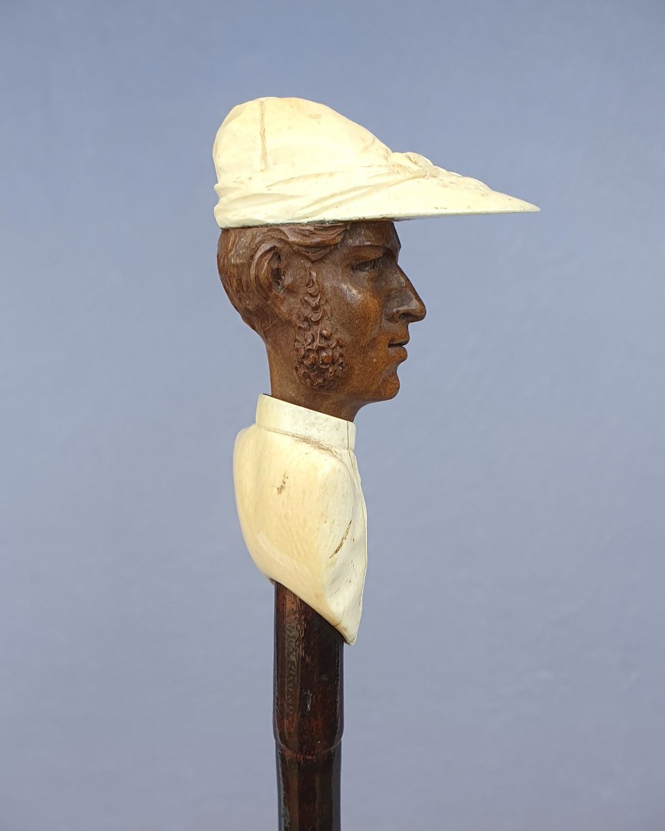 Jockey Cane, Horse Riding, Circa 1900-photo-3