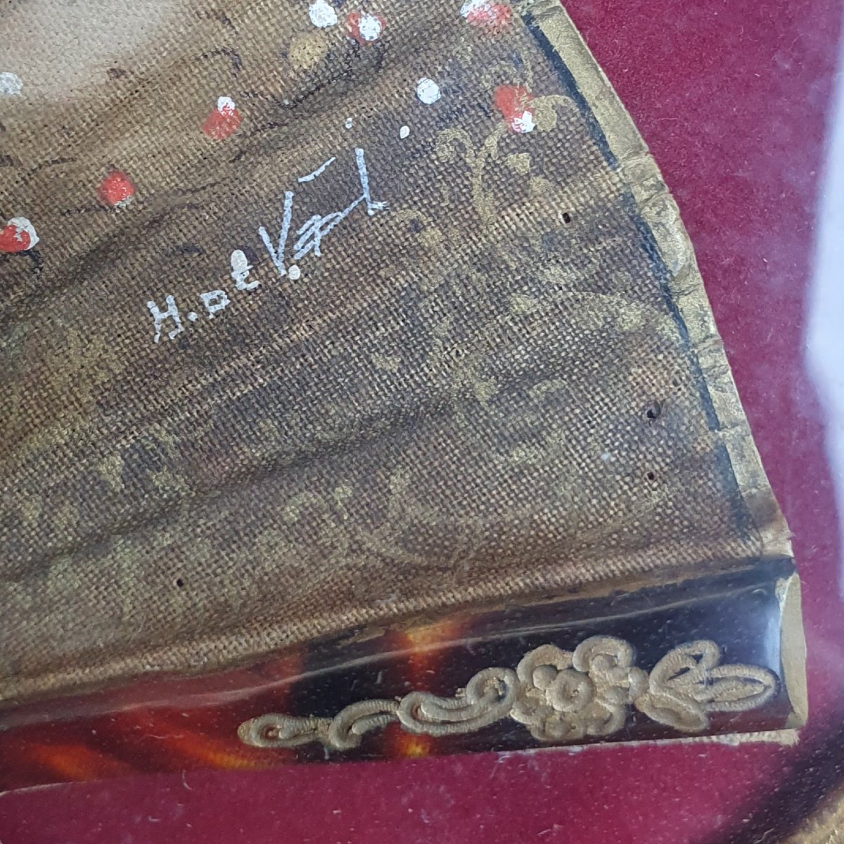 Miniature Fan, Doll's Fan, Circa 1910-photo-3