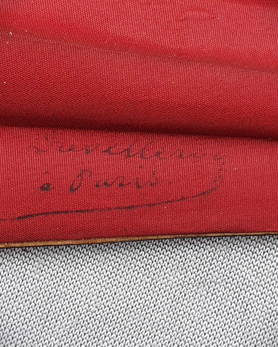 Duvelleroy Fan Signed H.guérard, Pug Dog And Horseshoes-photo-4