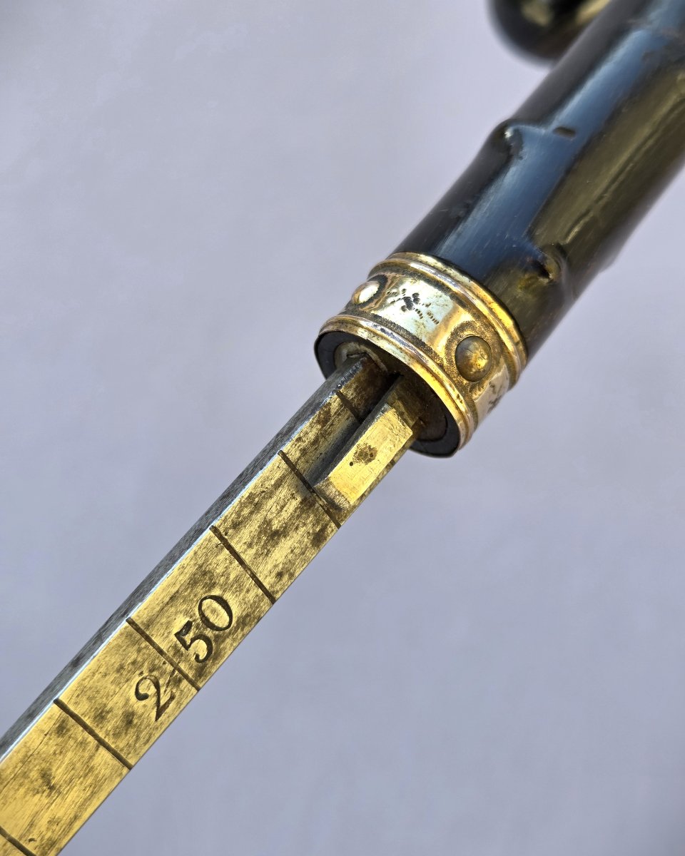 Canne à système, Canne jauge pour tonneau de vin ou bière graduation litres-photo-2