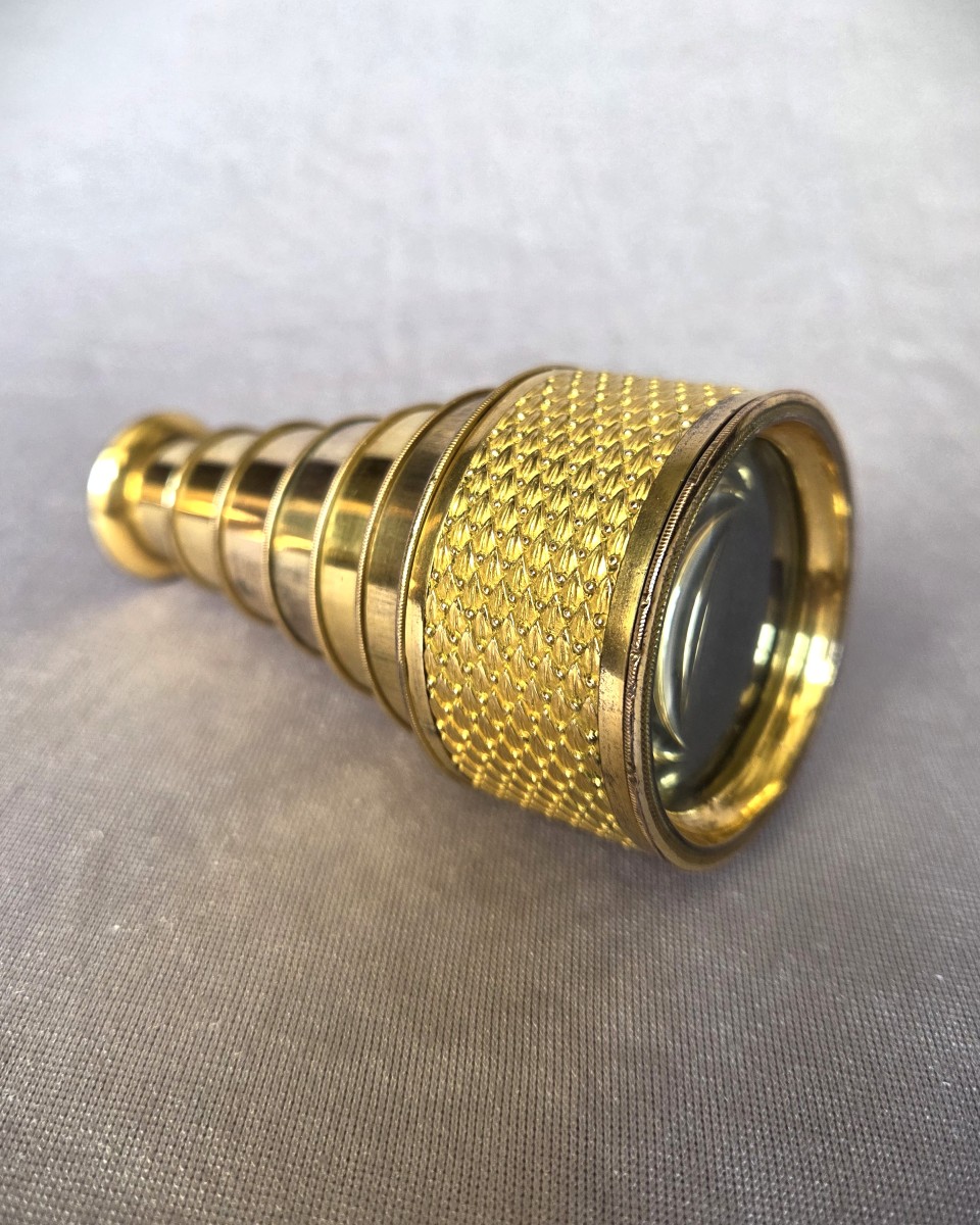 Lorgnette de Théâtre à 6 tirages Dollond London, XIXe siècle