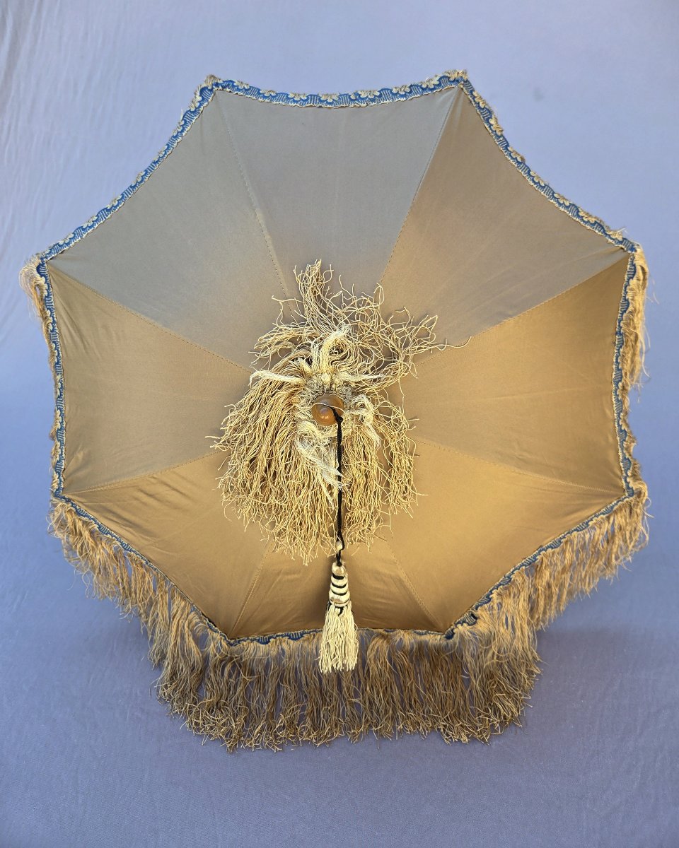 Ombrelle ancienne, très bon état, utilisable pour mariage ou reconstitution historique, 1860-photo-2