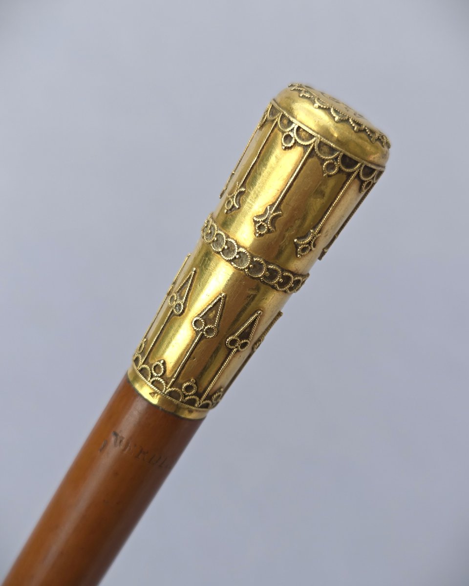 Antique Badine - Miniature Cane - XIXth Century - Verdier Paris --photo-4