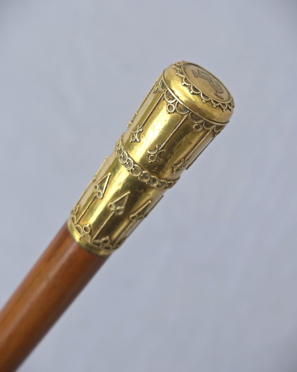 Antique Badine - Miniature Cane - XIXth Century - Verdier Paris --photo-2