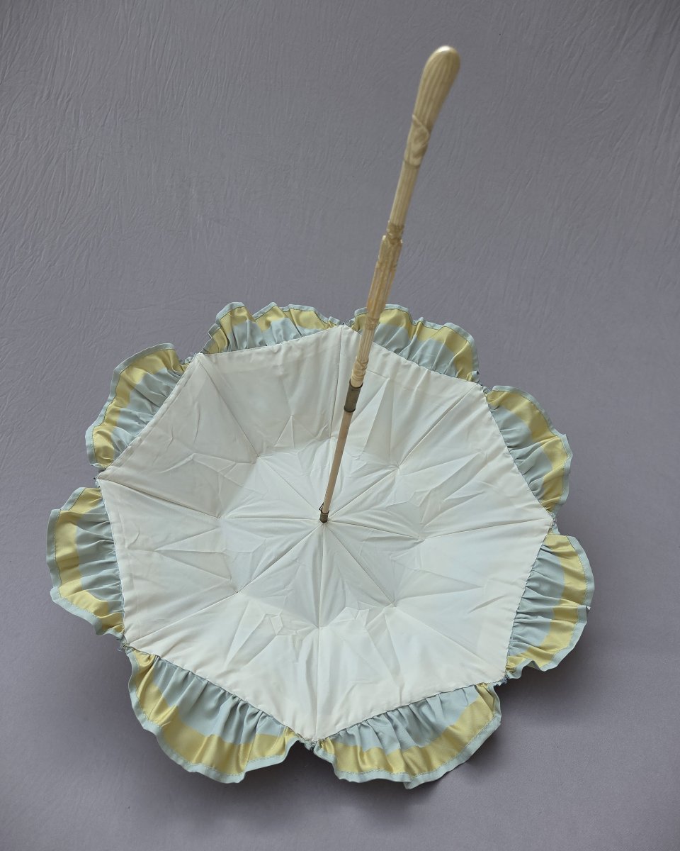 Ombrelle ancienne - France, vers 1850 - Excellent état-photo-3