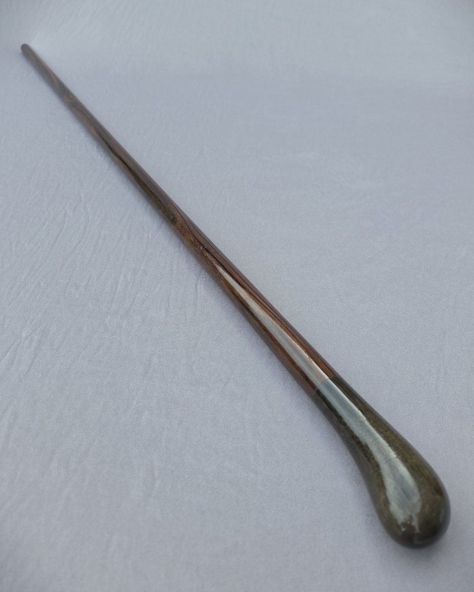 Strong Cane With Brown Horn Knob And Rosewood Shaft-photo-4