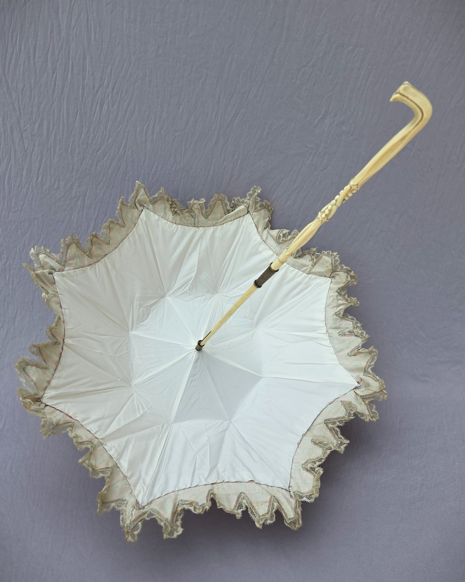 Antique Second Empire Umbrella - Excellent Condition - France, Circa 1850.-photo-1