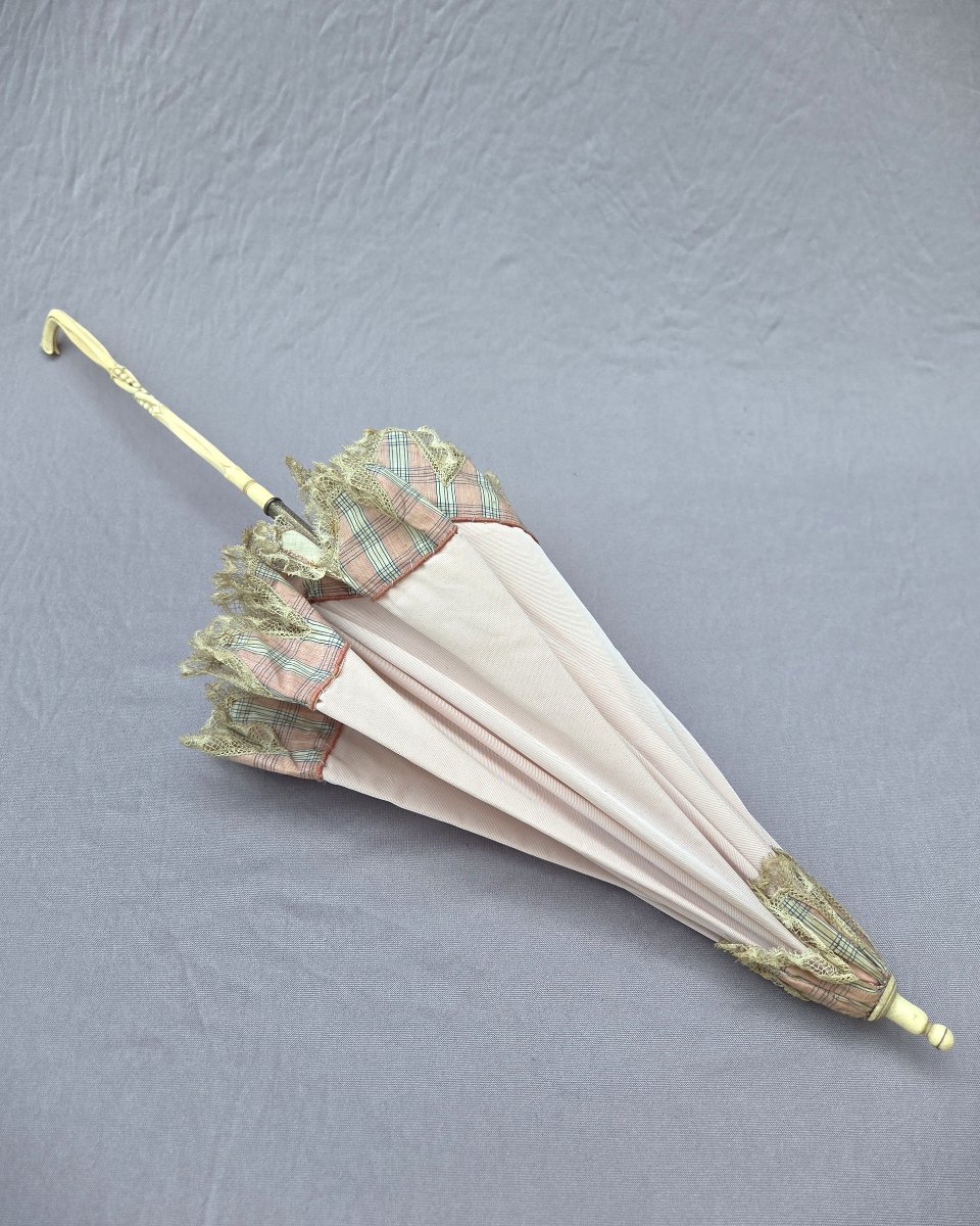 Antique Second Empire Umbrella - Excellent Condition - France, Circa 1850.-photo-3