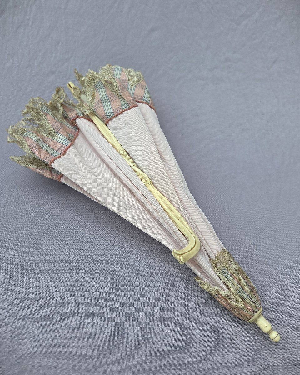 Antique Second Empire Umbrella - Excellent Condition - France, Circa 1850.-photo-4