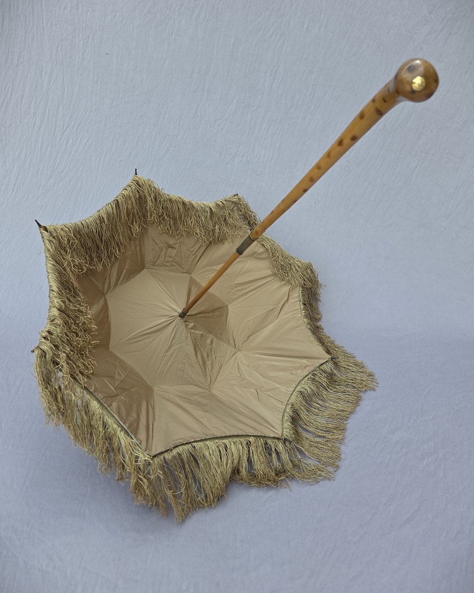 Mid-19ᵉ Century French Umbrella, Circa 1860-photo-2