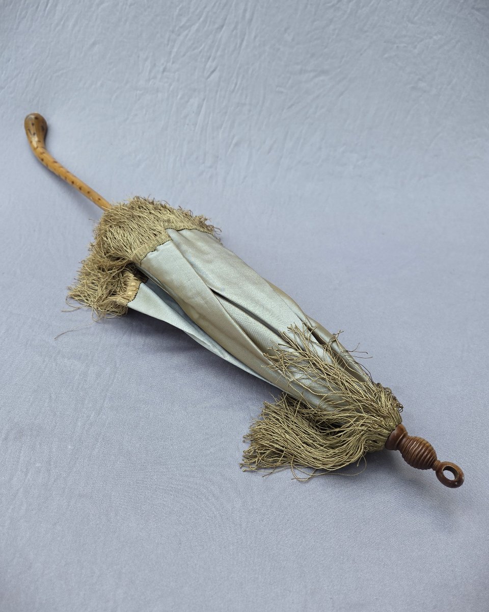 Mid-19ᵉ Century French Umbrella, Circa 1860-photo-3
