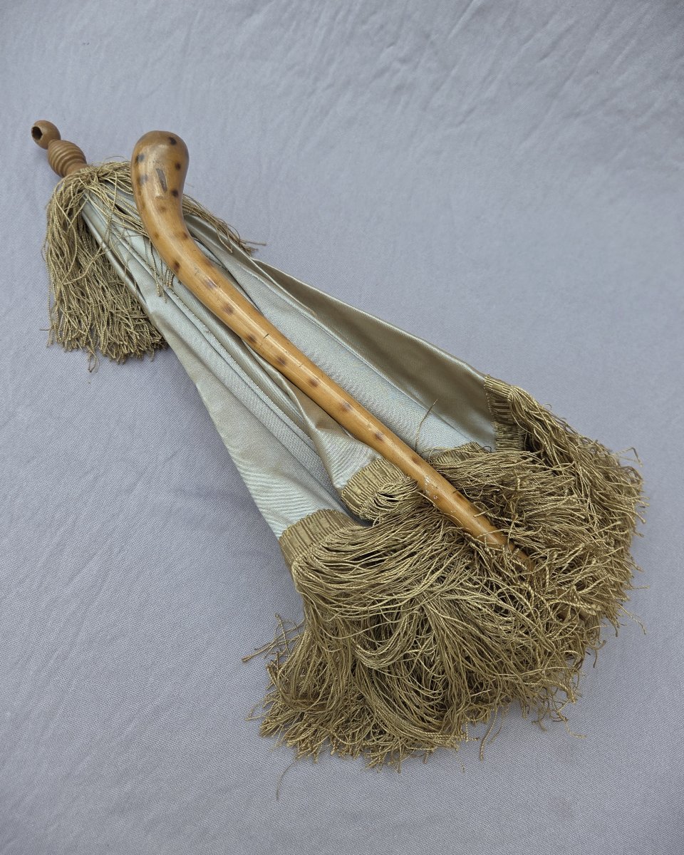 Mid-19ᵉ Century French Umbrella, Circa 1860-photo-4