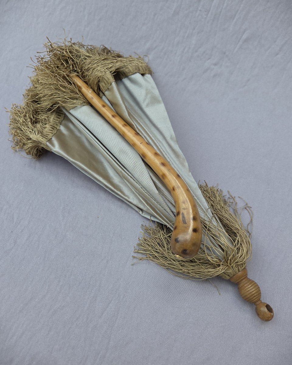 Mid-19ᵉ Century French Umbrella, Circa 1860-photo-5