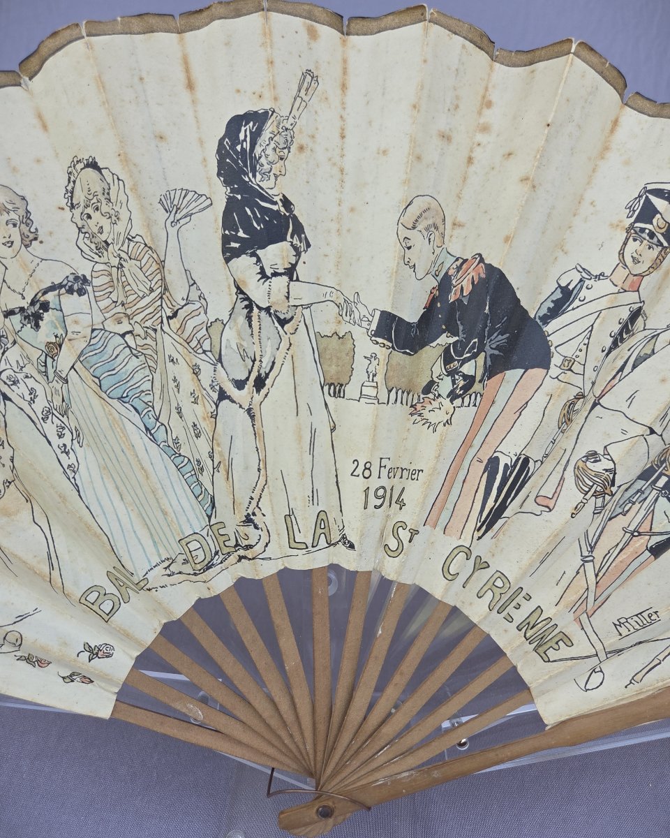 Eventail bal de la Saint Cyrienne 1914, Saint-Cyr-photo-2