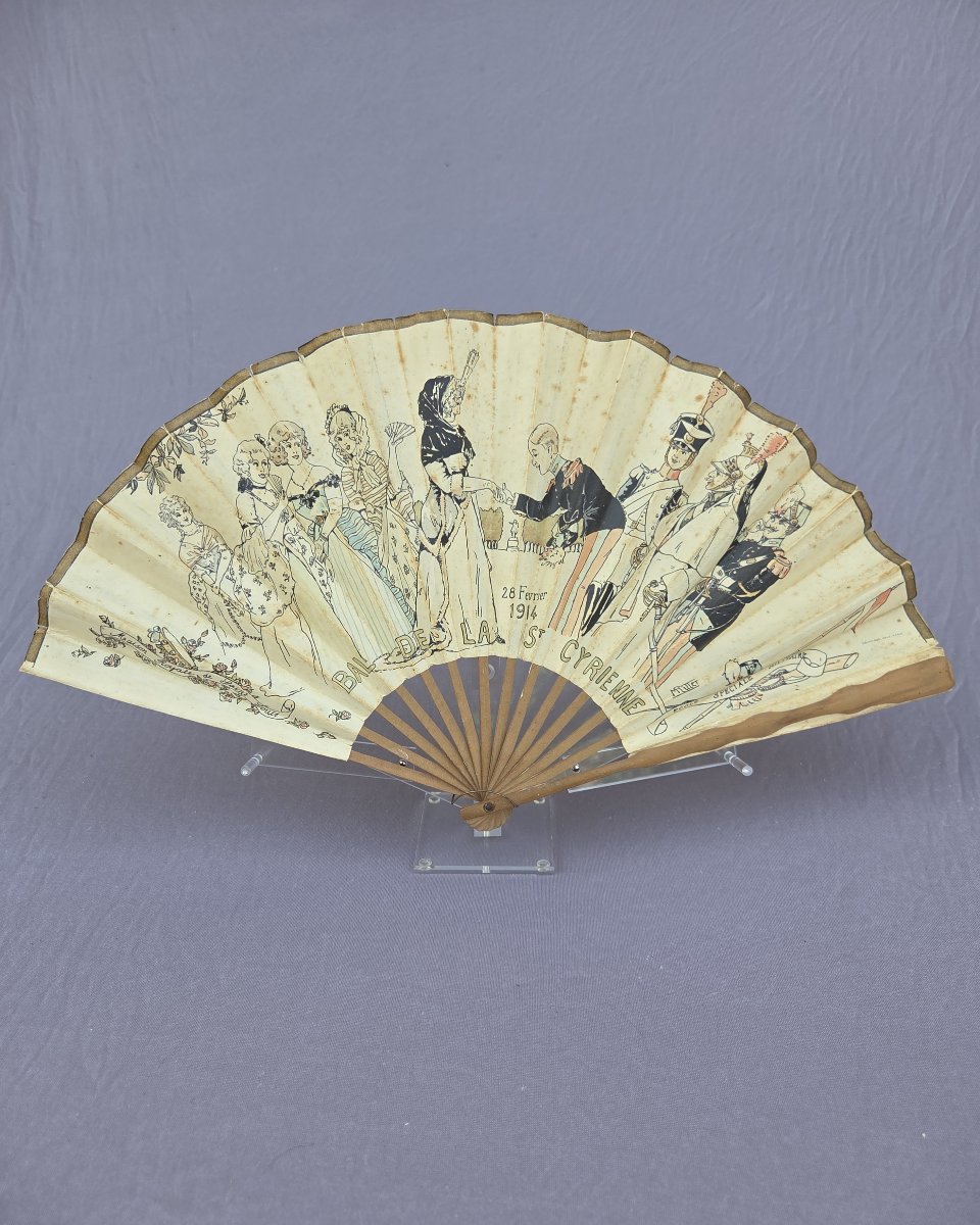 Eventail bal de la Saint Cyrienne 1914, Saint-Cyr