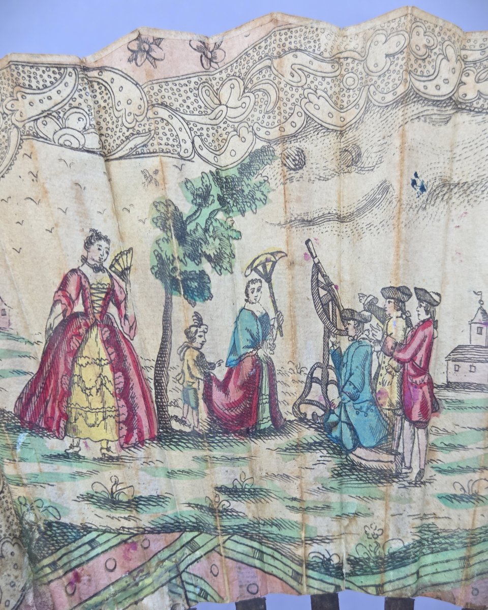 An Antique 18th-century Fan, An Astronomical Telescope-photo-3