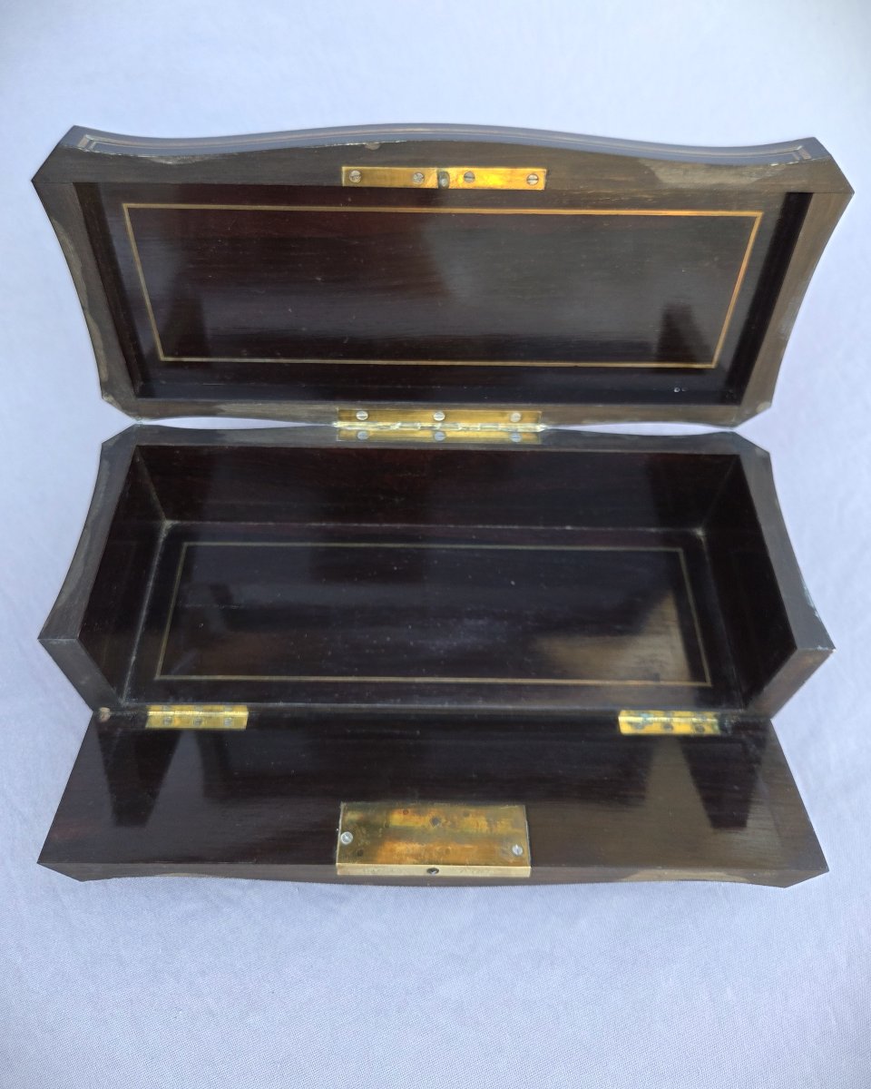 19 Th Century Box By Tahan, Paris; Semi-precious Stones-photo-5