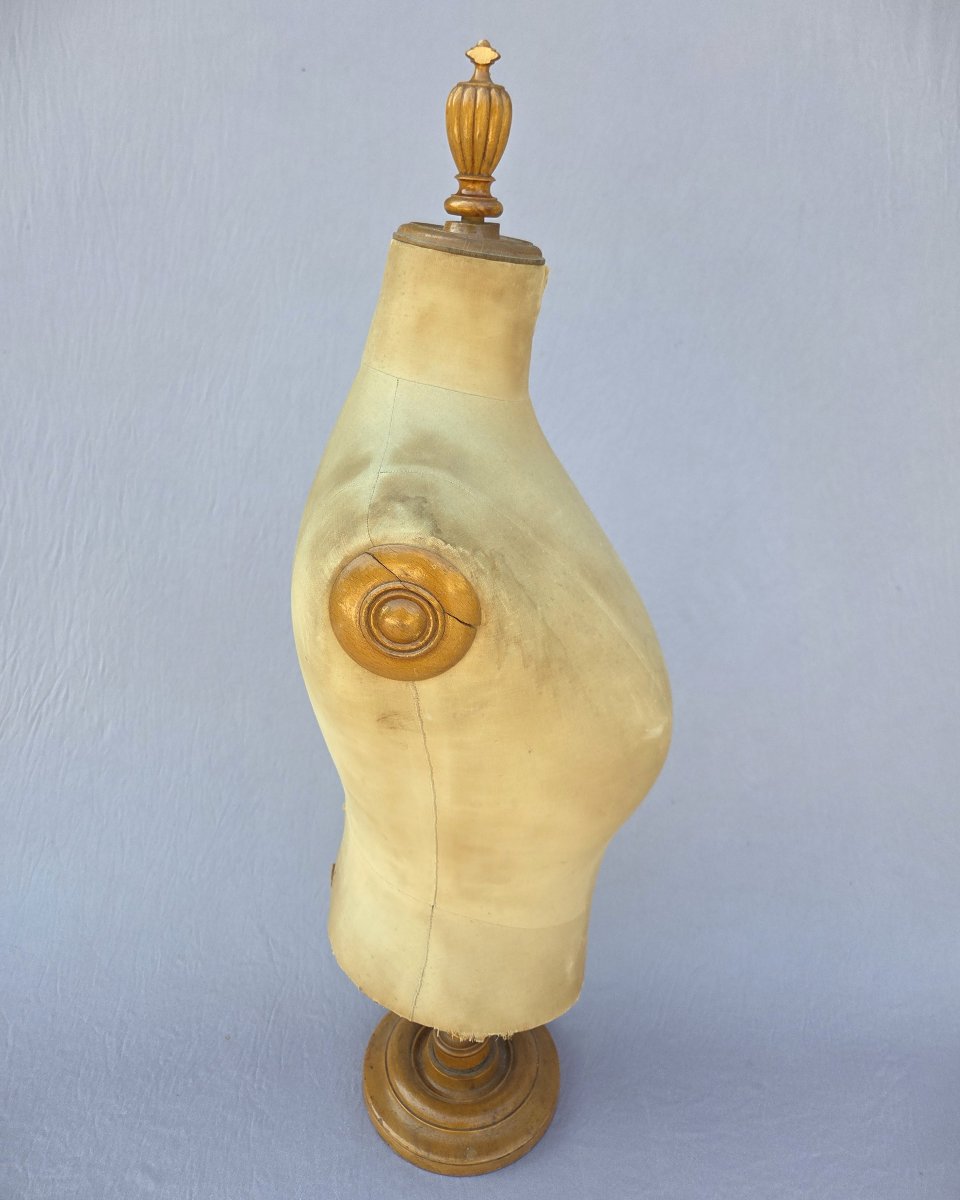 Antique Bust Mannequin, Circa 1900, Girard Paris-photo-2