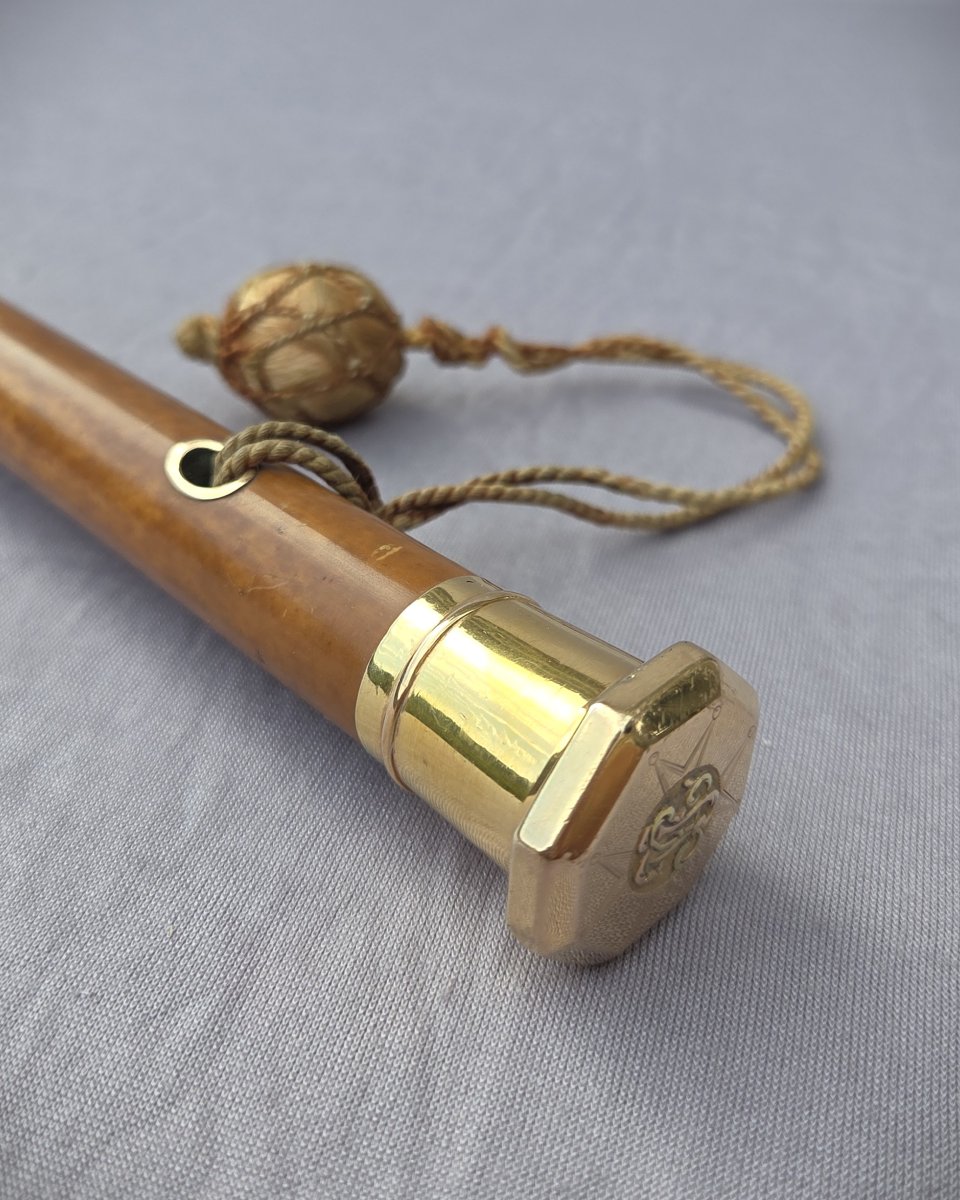 18th-century Louis XVI-era Cane With An 18-karat Gold Pommel-photo-3