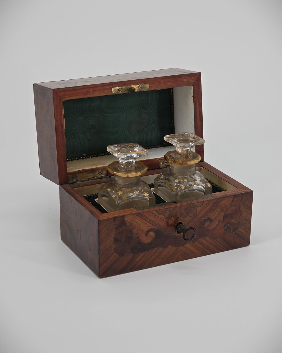 Precious Wood Perfume Box, Circa 1860