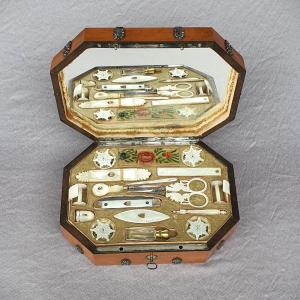 Antique Sewing Kit, Palais Royal Paris, Circa 1820