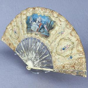 Antique 18 Th Century Fan,  Louis XVI Period Fan, Wedding Fan