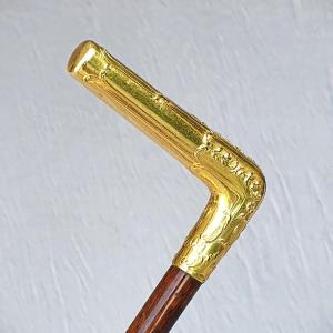 Dandy Cane, 18 Carat Gold Handle, Snakewood