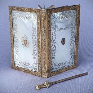 Mother-of-pearl Ball Book From 1818, Palais Royal, “souvenir”, Restoration Period