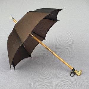 Doll Umbrella With Dog Head Pommel