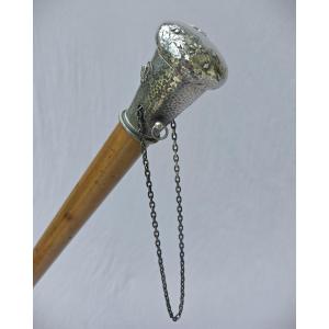 Antique 19 Th Century Gadget Cane With Lighter System