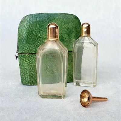 Shagreen Case, Scent Kit, Perfume Bottles, Late 18th Century