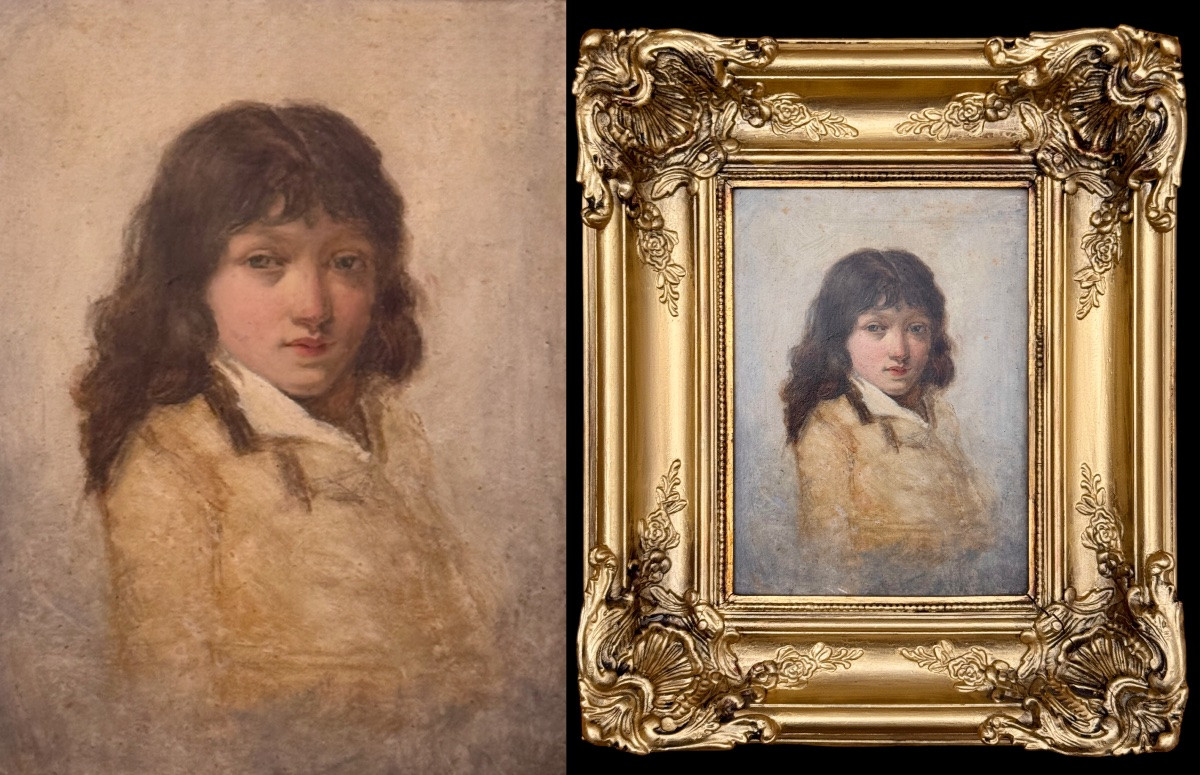 Portrait d'un garçon (les artistes ainsi) Louis Léopold Boilly (1761–1845) (attribué)-photo-2