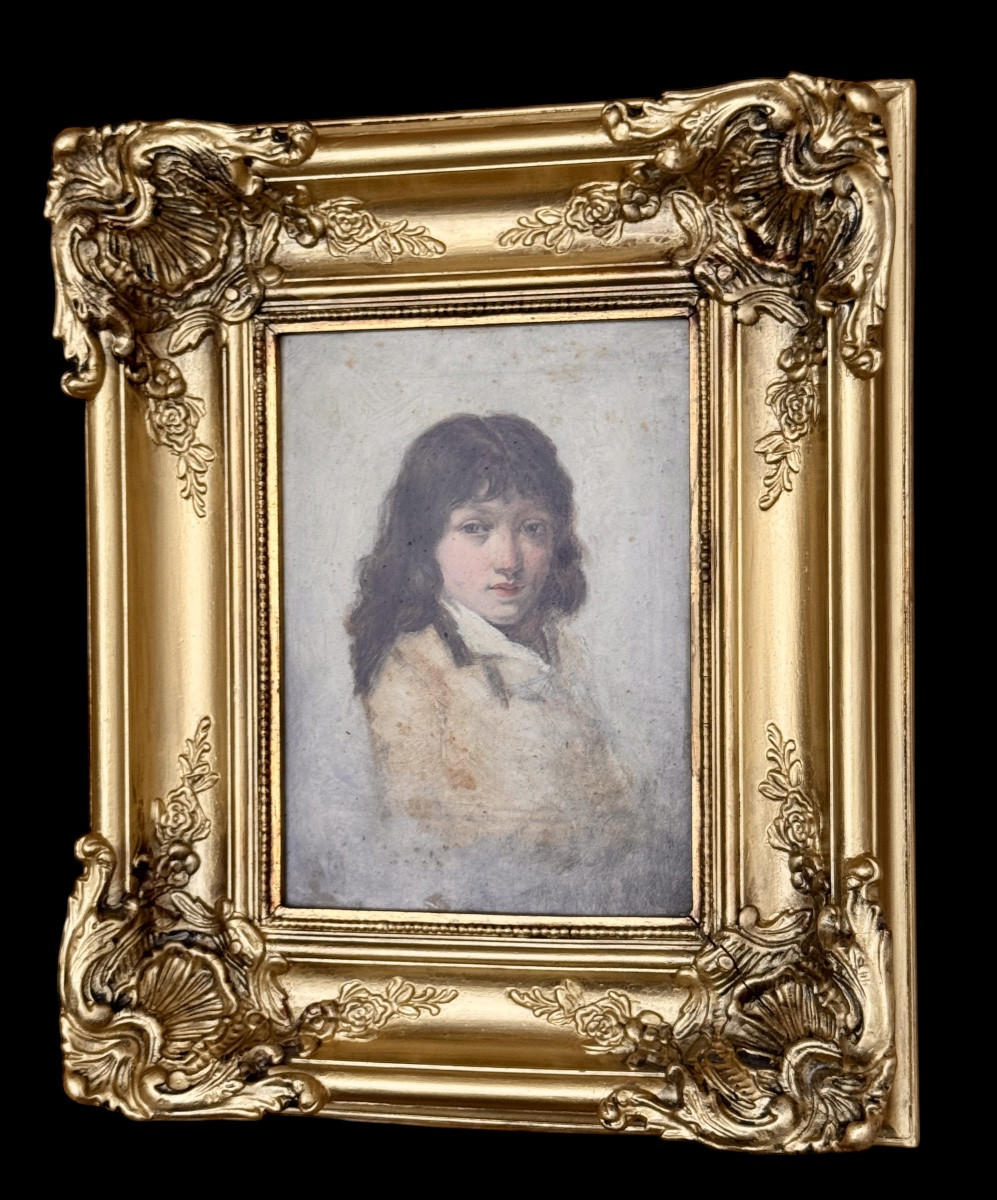 Portrait d'un garçon (les artistes ainsi) Louis Léopold Boilly (1761–1845) (attribué)-photo-6