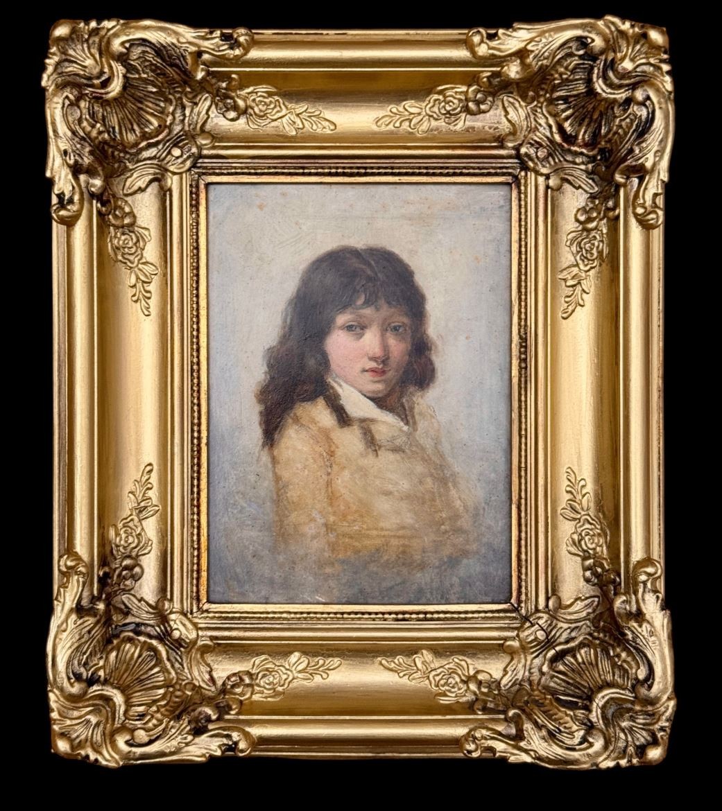 Portrait d'un garçon (les artistes ainsi) Louis Léopold Boilly (1761–1845) (attribué)