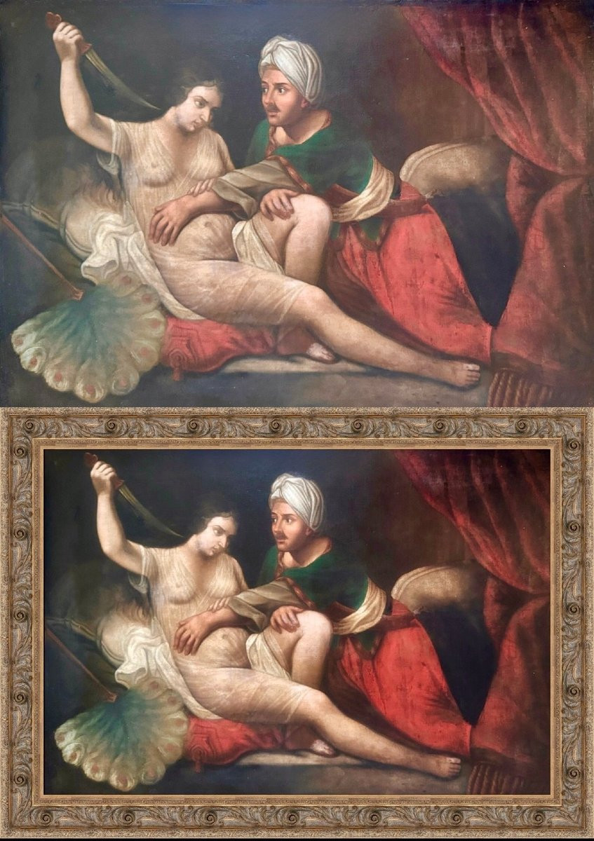 Scene From Handel's Tamerlano, (xvii-xviii) School Of Andrea Celesti (1637–1712) -photo-3