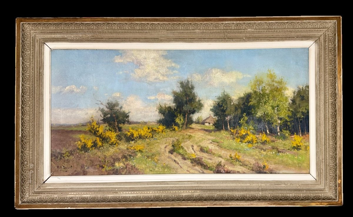 Paysage Impressionniste - Lage Mierde, Brabant Septentrional, Pays-bas Par 'Arie' Zwart -photo-2