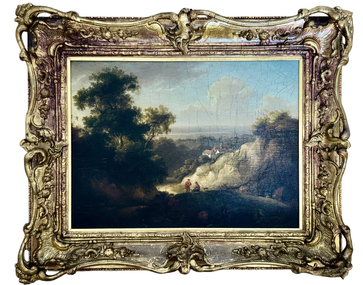 Landscape With Resting Figures, Hendrik Schweickhardt (1747 - 1797), Studio Of