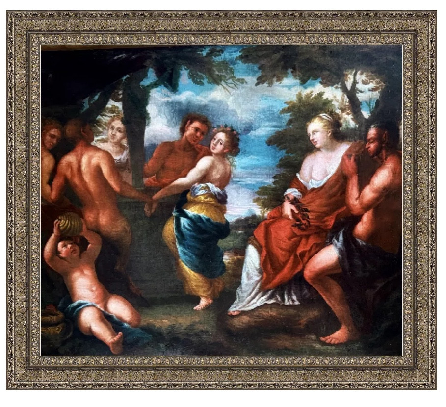 Bacchanale dans la forêt, (XVII) Cercle de Jacob Jordaens (1593-1678)-photo-7